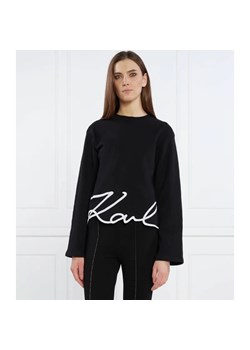 Karl Lagerfeld Bluza karl signature hem | Regular Fit ze sklepu Gomez Fashion Store w kategorii Bluzy damskie - zdjęcie 163963045