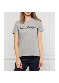 Tommy Hilfiger T-shirt | Regular Fit ze sklepu Gomez Fashion Store w kategorii Bluzki damskie - zdjęcie 163963725