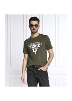 GUESS T-shirt BLURRY | Slim Fit ze sklepu Gomez Fashion Store w kategorii T-shirty męskie - zdjęcie 163963909