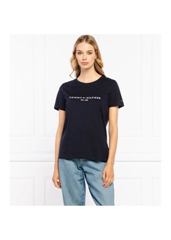 Tommy Hilfiger T-shirt | Regular Fit ze sklepu Gomez Fashion Store w kategorii Bluzki damskie - zdjęcie 163964096