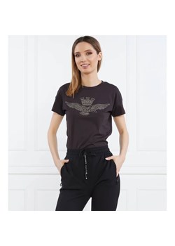 Aeronautica Militare T-shirt | Slim Fit ze sklepu Gomez Fashion Store w kategorii Bluzki damskie - zdjęcie 163964118