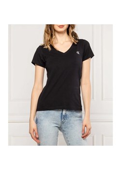 CALVIN KLEIN JEANS T-shirt EMBROIDERY | Regular Fit ze sklepu Gomez Fashion Store w kategorii Bluzki damskie - zdjęcie 163965235