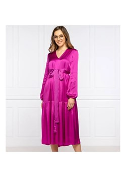 Pinko Sukienka LOVE BOAT | z dodatkiem jedwabiu ze sklepu Gomez Fashion Store w kategorii Sukienki - zdjęcie 163965605