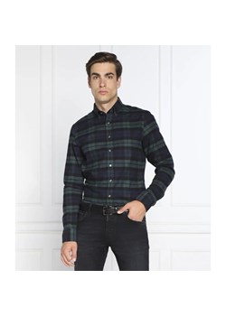 Oscar Jacobson Koszula Brushed | Slim Fit ze sklepu Gomez Fashion Store w kategorii Koszule męskie - zdjęcie 163966019