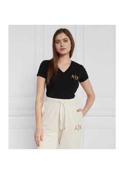 Armani Exchange T-shirt | Regular Fit ze sklepu Gomez Fashion Store w kategorii Bluzki damskie - zdjęcie 163966306