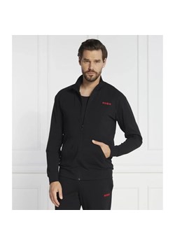 Hugo Bodywear Bluza Linked Jacket Zip | Regular Fit ze sklepu Gomez Fashion Store w kategorii Bluzy męskie - zdjęcie 163966628