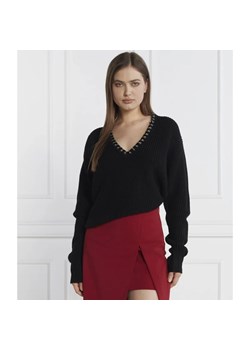 Patrizia Pepe Wełniany sweter | Loose fit ze sklepu Gomez Fashion Store w kategorii Swetry damskie - zdjęcie 163966747