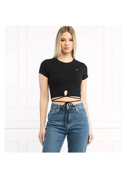 Tommy Jeans T-shirt | Cropped Fit ze sklepu Gomez Fashion Store w kategorii Bluzki damskie - zdjęcie 163966798