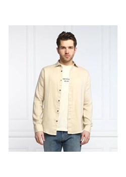 Emporio Armani Lniana koszula | Regular Fit ze sklepu Gomez Fashion Store w kategorii Koszule męskie - zdjęcie 163967357