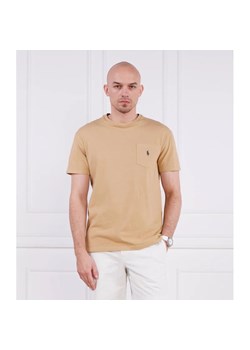 POLO RALPH LAUREN T-shirt | Regular Fit | z dodatkiem lnu ze sklepu Gomez Fashion Store w kategorii T-shirty męskie - zdjęcie 163969766
