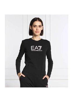 EA7 Bluzka | Regular Fit ze sklepu Gomez Fashion Store w kategorii Bluzki damskie - zdjęcie 163969815