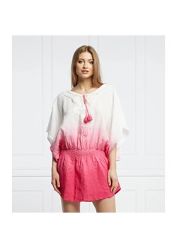 Guess Lniana sukienka ELOISE ze sklepu Gomez Fashion Store w kategorii Sukienki - zdjęcie 163970236