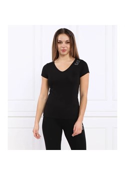 EA7 T-shirt | Regular Fit ze sklepu Gomez Fashion Store w kategorii Bluzki damskie - zdjęcie 163970245