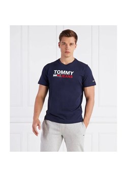 Tommy Jeans T-shirt CORP LOGO | Regular Fit ze sklepu Gomez Fashion Store w kategorii T-shirty męskie - zdjęcie 163970438