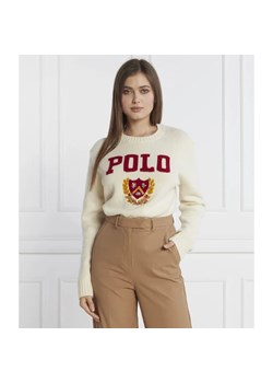 POLO RALPH LAUREN Wełniany sweter | Regular Fit ze sklepu Gomez Fashion Store w kategorii Swetry damskie - zdjęcie 163970489
