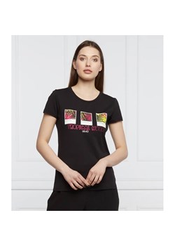 Liu Jo Sport T-shirt | Regular Fit ze sklepu Gomez Fashion Store w kategorii Bluzki damskie - zdjęcie 163970947
