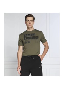 Armani Exchange T-shirt | Regular Fit ze sklepu Gomez Fashion Store w kategorii T-shirty męskie - zdjęcie 163971089