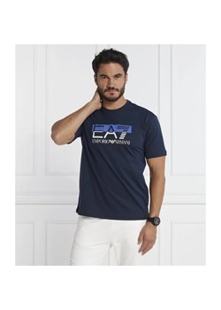 EA7 T-shirt | Regular Fit ze sklepu Gomez Fashion Store w kategorii T-shirty męskie - zdjęcie 163971337