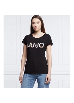 Liu Jo Beachwear T-shirt | Regular Fit ze sklepu Gomez Fashion Store w kategorii Bluzki damskie - zdjęcie 163971449