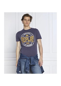 Replay T-shirt | Regular Fit ze sklepu Gomez Fashion Store w kategorii T-shirty męskie - zdjęcie 163971529