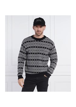Kenzo Wełniany sweter JACQUARD REGULAR JUMPER | Regular Fit ze sklepu Gomez Fashion Store w kategorii Swetry męskie - zdjęcie 163972299