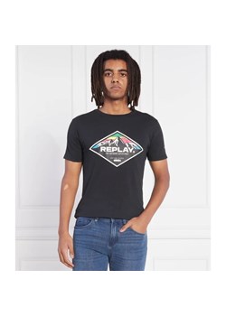 Replay T-shirt | Slim Fit ze sklepu Gomez Fashion Store w kategorii T-shirty męskie - zdjęcie 163972566