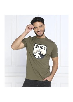 BOSS BLACK T-shirt Tiburt 308 | Regular Fit ze sklepu Gomez Fashion Store w kategorii T-shirty męskie - zdjęcie 163972648