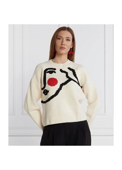 Desigual Sweter | Regular Fit | z dodatkiem wełny ze sklepu Gomez Fashion Store w kategorii Swetry damskie - zdjęcie 163973138