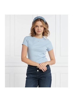 Tommy Jeans T-shirt ESSENTIAL | Slim Fit ze sklepu Gomez Fashion Store w kategorii Bluzki damskie - zdjęcie 163973326