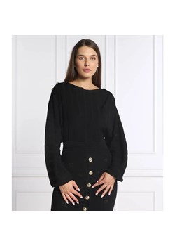 Pinko Sweter WINE | Cropped Fit ze sklepu Gomez Fashion Store w kategorii Swetry damskie - zdjęcie 163973989