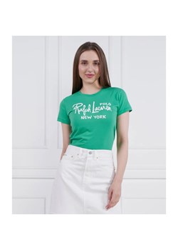 POLO RALPH LAUREN T-shirt | Regular Fit ze sklepu Gomez Fashion Store w kategorii Bluzki damskie - zdjęcie 163974307