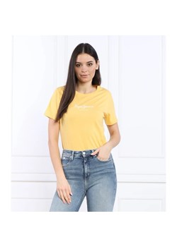 Pepe Jeans London T-shirt | Regular Fit ze sklepu Gomez Fashion Store w kategorii Bluzki damskie - zdjęcie 163974476