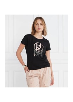 Liu Jo Sport T-shirt | Regular Fit ze sklepu Gomez Fashion Store w kategorii Bluzki damskie - zdjęcie 163975248