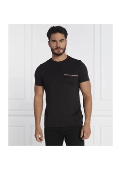 Tommy Hilfiger T-shirt SMALL CHEST STRIPE MONOTYPE TEE | Slim Fit ze sklepu Gomez Fashion Store w kategorii T-shirty męskie - zdjęcie 163975626