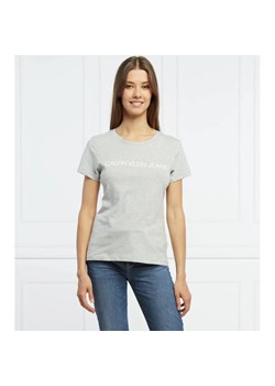 CALVIN KLEIN JEANS T-shirt CORE INSTITUTIONAL | Regular Fit ze sklepu Gomez Fashion Store w kategorii Bluzki damskie - zdjęcie 163975679