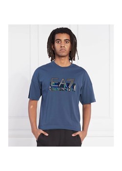 EA7 T-shirt | Regular Fit ze sklepu Gomez Fashion Store w kategorii T-shirty męskie - zdjęcie 163976049