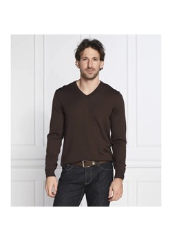 BOSS BLACK Wełniany sweter Baram-L | Regular Fit ze sklepu Gomez Fashion Store w kategorii Swetry męskie - zdjęcie 163976516