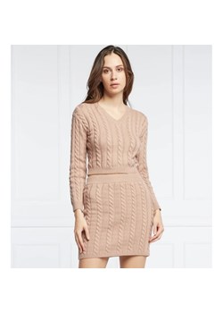 GUESS Sweter DORA | Cropped Fit | z dodatkiem wełny ze sklepu Gomez Fashion Store w kategorii Swetry damskie - zdjęcie 163976816