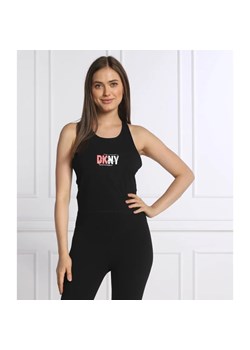 DKNY Sport Top RHINESTONE ICON LOGO | Slim Fit ze sklepu Gomez Fashion Store w kategorii Bluzki damskie - zdjęcie 163977375