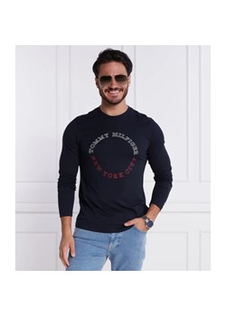 Tommy Hilfiger Longsleeve MONOTYPE ROUNDLE | Slim Fit ze sklepu Gomez Fashion Store w kategorii T-shirty męskie - zdjęcie 163977478