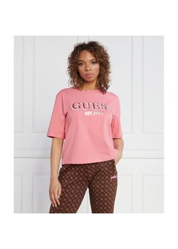 GUESS ACTIVE T-shirt BEULAH BOXY | Regular Fit ze sklepu Gomez Fashion Store w kategorii Bluzki damskie - zdjęcie 163977625