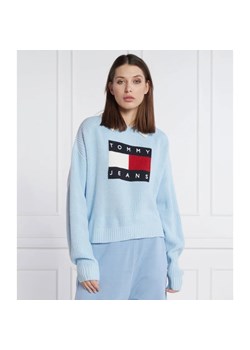 Tommy Jeans Sweter FLAG | Regular Fit ze sklepu Gomez Fashion Store w kategorii Swetry damskie - zdjęcie 163977767