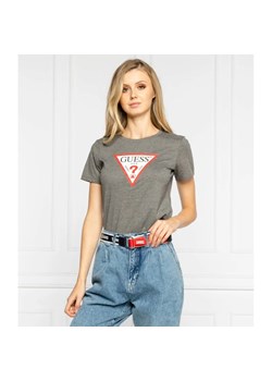 GUESS T-shirt ORIGINAL | Regular Fit ze sklepu Gomez Fashion Store w kategorii Bluzki damskie - zdjęcie 163978115