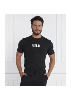 Replay T-shirt | Regular Fit ze sklepu Gomez Fashion Store w kategorii T-shirty męskie - zdjęcie 163978826