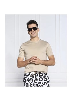 BOSS BLACK T-shirt Tessler | Slim Fit | mercerised ze sklepu Gomez Fashion Store w kategorii T-shirty męskie - zdjęcie 163979506
