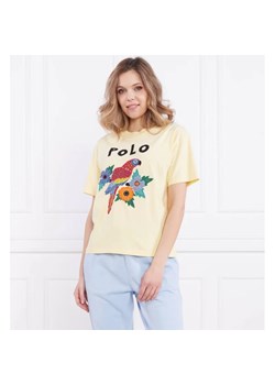 POLO RALPH LAUREN T-shirt | Regular Fit ze sklepu Gomez Fashion Store w kategorii Bluzki damskie - zdjęcie 163979628