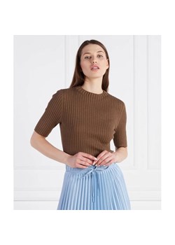 Marc O' Polo Sweter Pullover cropped | Regular Fit | z dodatkiem lnu ze sklepu Gomez Fashion Store w kategorii Swetry damskie - zdjęcie 163979727