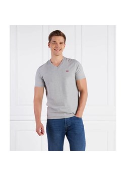 Levi's T-shirt ORIGINAL HM VNECK MID TONE GRE | Regular Fit ze sklepu Gomez Fashion Store w kategorii T-shirty męskie - zdjęcie 163979839