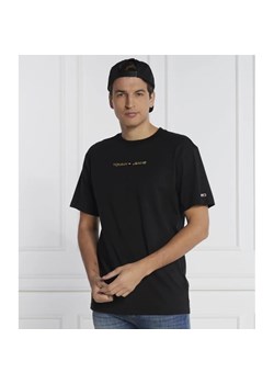 Tommy Jeans T-shirt GOLD LINEAR | Regular Fit ze sklepu Gomez Fashion Store w kategorii T-shirty męskie - zdjęcie 163980077