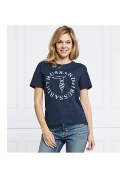 Trussardi T-shirt | Regular Fit ze sklepu Gomez Fashion Store w kategorii Bluzki damskie - zdjęcie 163980157